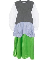 Enfold - Striped Layered Dress - Lyst