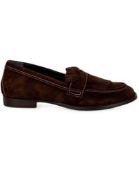 Napoleoni - Mocassins Bicea En Daim À Franges - Lyst