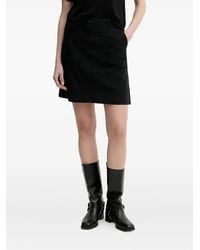 Marc O' Polo - Button-Fastening Pocket Mini Skirt - Lyst