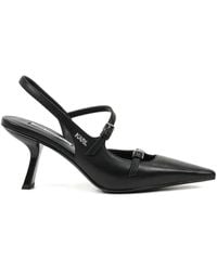 Karl Lagerfeld - Slingback Buckle Pumps - Lyst