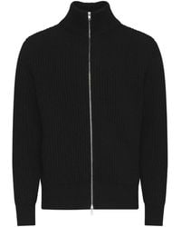 MM6 by Maison Margiela - Ribbed Knit Jacket - Lyst