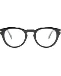 David Beckham - Brille Mit Rundem Gestell - Lyst