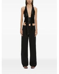 Christopher Esber - Tuxedo-Style Contrast-Panel Trousers - Lyst