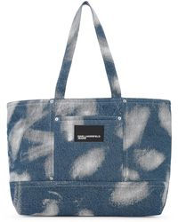 KARL LAGERFELD - Bleached Tote Bag - Lyst