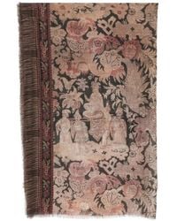 Pierre Louis Mascia - Jacquard-Woven Fringed Scarf - Lyst