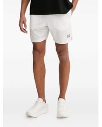 EA7 - Short Élastiqué Tennis Pro À Logo Imprimé - Lyst