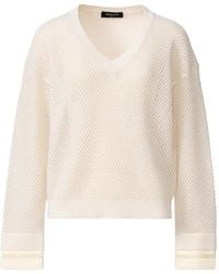 Fabiana Filippi - V-Neck Long-Sleeve Sweater - Lyst