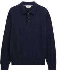 Pringle of Scotland - Polo-Collar Long Sleeve Sweater - Lyst