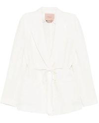 Twinset - Tie-Waist Blazer - Lyst