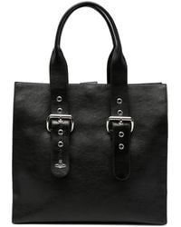 Vivienne Westwood - Alex Buckle-Detail Leather Tote Bag - Lyst