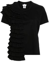 Noir Kei Ninomiya - ラッフルレイヤーtシャツ - Lyst