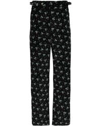 Bode - Chicory Floral Corduroy Trousers - Lyst