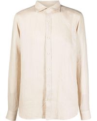 Tintoria Mattei 954 - Long-sleeve Linen Shirt - Lyst