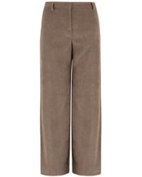 F.it - Corduroy Wide-Leg Trousers - Lyst