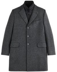 Fay - Manteau Double À Motif De Chevrons - Lyst