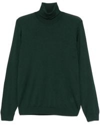 BOSS - Turtleneck Virgin Wool Sweater - Lyst