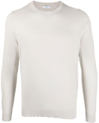 Malo - Ribbed-trim Cotton Jumper - Lyst