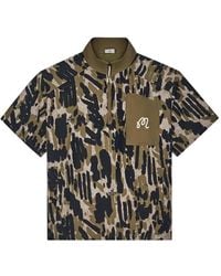 Malbon Golf - Camouflage-Pattern Polo Shirt - Lyst