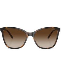 Vogue Eyewear - Tortoiseshell-Effect Cat-Eye Sunglasses - Lyst