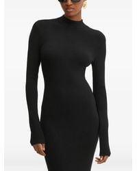 La Mania - Fallon High-Neck Long Dress - Lyst