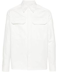 Jil Sander - Chemise à boutonnière sur le devant - Lyst