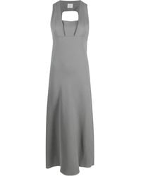 Alysi - Mouwloze Midi-Jurk - Lyst
