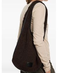 Bimba Y Lola - Leather-Trimmed Shoulder Bag - Lyst