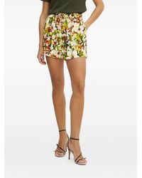 Liu Jo - Floral-Print Drawstring Short Shorts - Lyst