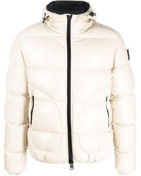 Herno - Logo-patch Padded Puffer Jacket - Lyst