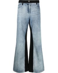 Patrizia Pepe - Two-tone Loose-fit Jeans - Lyst