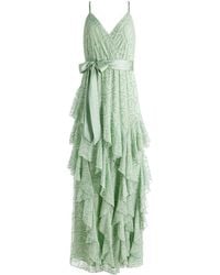 Alice + Olivia - Emelia Broderie Anglaise Gown - Lyst