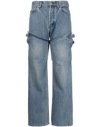 Ambush - Detailed Straight-leg Jeans - Lyst
