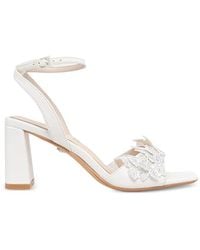 Buffalo - Ashley Butterfly Glam Block-Heel Sandals - Lyst