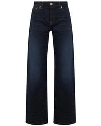7 For All Mankind - Lotta Tailorless Wide-Leg Jeans - Lyst