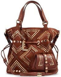 Lancel - Borsa A Secchiello Premier Flirt Media Con Borchie - Lyst