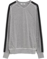 GIMAGUAS - Lucas Stripe-Detail Long-Sleeve T-Shirt - Lyst