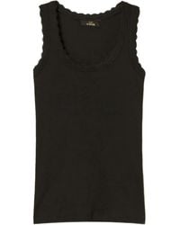 Twinset - Scalloped-Edge Tank Top - Lyst