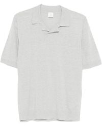 Eleventy - Spread-Collar Short-Sleeved T-Shirt - Lyst
