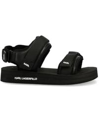 KARL LAGERFELD - Atlantik Strap Platform Sandals - Lyst