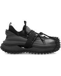 Emporio Armani - Lace-Up Studded Sneakers - Lyst