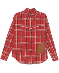 ANDERSSON BELL - Noah Patch Checked Shirt - Lyst
