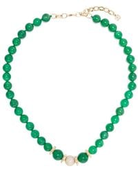 Sydney Evan - 14Kt Scallop Rondelle Beaded Necklace - Lyst