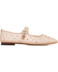 Sam Edelman - Michaela Shine Mary Jane Ballet Flats - Lyst
