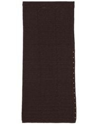 A PAPER KID - Knitted Studded Midi Skirt - Lyst