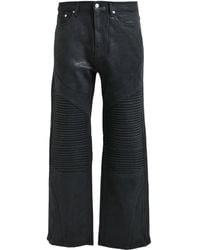 BREATH - Coated Biker Jeans - Lyst