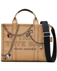 Marc Jacobs - The Trompe L'Oeil Charm Canvas Medium Tote Bag - Lyst