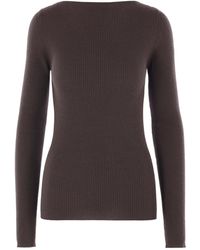 Rick Owens - Ribbed Open-Back Top - Lyst