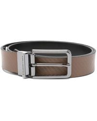 Karl Lagerfeld - Leren Riem Met Textuur - Lyst
