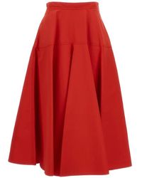 Mantu - A-Line Gathered Skirt - Lyst