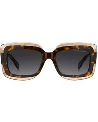 Marc Jacobs - Tortoiseshell Rectangle-Frame Sunglasses - Lyst